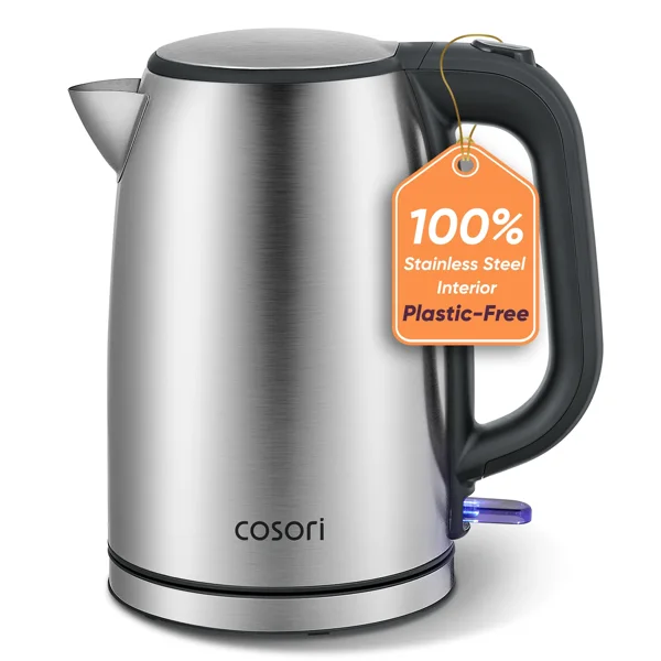 Cosori Cosori Stainless Steel Electric Kettle (boil-only, no plastic water contact claim)